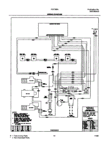 13 - Wiring Diagram parts for Frigidaire Range FGF366AUA from AppliancePartsPros.com