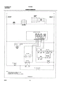12 - Wiring Schematic parts for Frigidaire Range FGF366CQB from AppliancePartsPros.com