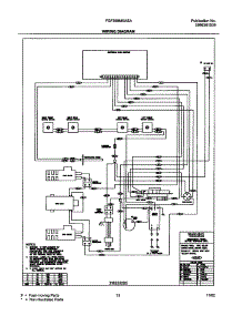 13 - Wiring Diagram parts for Frigidaire Range FGF368MXASA from AppliancePartsPros.com