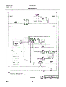 12 - Wiring Diagram parts for Frigidaire Range FGF376CXBSA from AppliancePartsPros.com