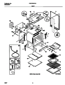 04 - Body parts for Frigidaire Range FGF378WCCG from AppliancePartsPros.com