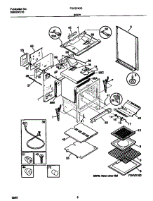 04 - Body parts for Frigidaire Range FGF374CCTG from AppliancePartsPros.com