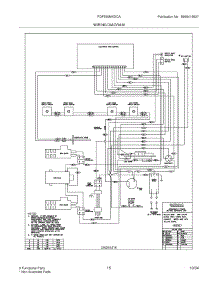 13 - Wiring Diagram parts for Frigidaire Range FGF380MXDCA from AppliancePartsPros.com