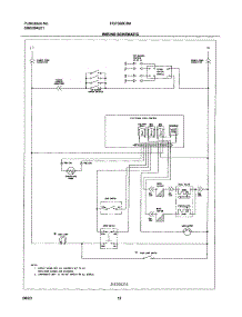12 - Wiring Schematic parts for Frigidaire Range FGFB68CBA from AppliancePartsPros.com
