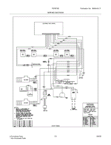 15 - Wiring Diagram parts for Frigidaire Range FGFB75DBE from AppliancePartsPros.com