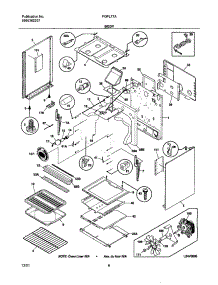 07 - Body parts for Frigidaire Range FGFL77AQD from AppliancePartsPros.com