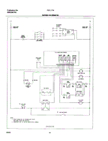 12 - Wiring Schematic parts for Frigidaire Range FGFL77ABE from AppliancePartsPros.com
