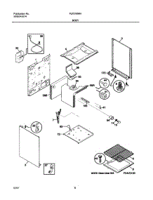 07 - Body parts for Frigidaire Range FLF316WHTA from AppliancePartsPros.com