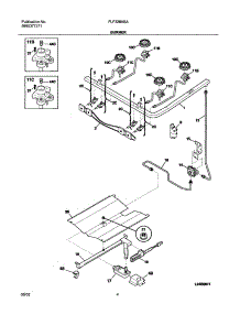 05 - Burner parts for Frigidaire Range FLF326ASA from AppliancePartsPros.com