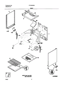 07 - Body parts for Frigidaire Range FPF303BWA from AppliancePartsPros.com