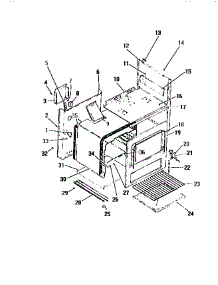 06 - Interior Oven, Panels, Frame parts for Frigidaire Range G24CL0 from AppliancePartsPros.com