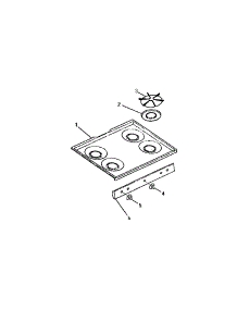 14 - Cooktop parts for Frigidaire Range G21PCW1 from AppliancePartsPros.com