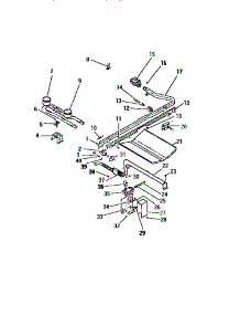 07 - Burners, Ignitors, Controls parts for Frigidaire Range G24CL0 from AppliancePartsPros.com