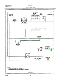 12 - Wiring Schematic parts for Frigidaire Range FLF337AUB from AppliancePartsPros.com