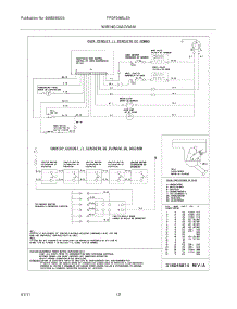 12 - Wiring Diagram parts for Frigidaire Range FPGF3685LSA from AppliancePartsPros.com