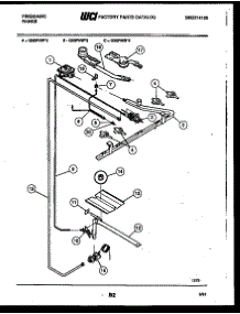 06 - Burner, Manifold And Gas Control parts for Frigidaire Range G30PNW2 from AppliancePartsPros.com