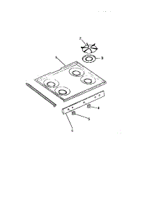 12 - Cook Top, Knobs parts for Frigidaire Range GC34BCW0 from AppliancePartsPros.com