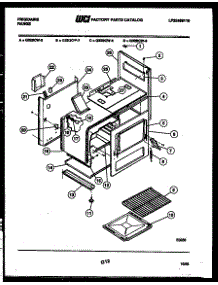 07 - Body Parts parts for Frigidaire Range G32BCW2 from AppliancePartsPros.com