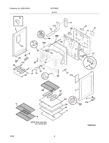 05 - Body parts for Frigidaire Range GLEF369DBF from AppliancePartsPros.com