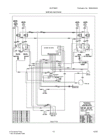 13 - Wiring Diagram parts for Frigidaire Range GLEF369DBF from AppliancePartsPros.com