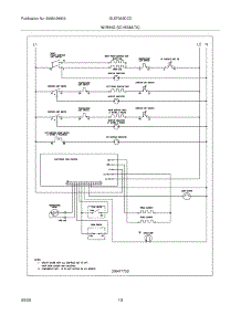 10 - Wiring Schematic parts for Frigidaire Range GLEF369DCD from AppliancePartsPros.com
