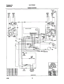 10 - Wiring Diagram parts for Frigidaire Range GLEF376AQE from AppliancePartsPros.com