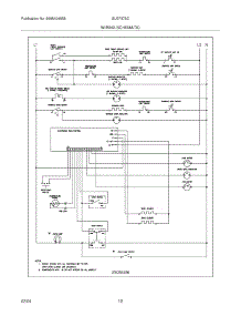 10 - Wiring Schematic parts for Frigidaire Range GLEF378CSE from AppliancePartsPros.com