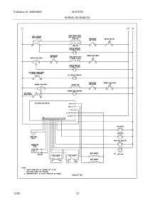 10 - Wiring Schematic parts for Frigidaire Range GLEF379DQG from AppliancePartsPros.com