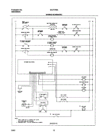 10 - Wiring Schematic parts for Frigidaire Range GLEF378ASE from AppliancePartsPros.com