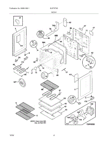05 - Body parts for Frigidaire Range GLEF379DQB from AppliancePartsPros.com