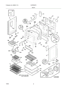 05 - Body parts for Frigidaire Range GLEFM397DSD from AppliancePartsPros.com