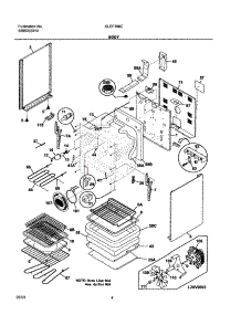 05 - Body parts for Frigidaire Range GLEF396CSB from AppliancePartsPros.com