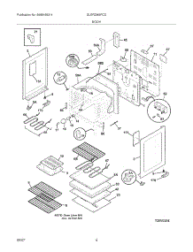 05 - Body parts for Frigidaire Range GLEFZ369FCD from AppliancePartsPros.com