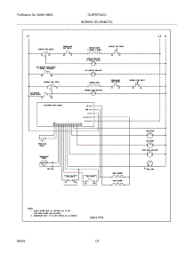10 - Wiring Schematic parts for Frigidaire Range GLEFS79DCA from AppliancePartsPros.com