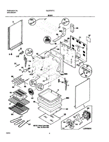 05 - Body parts for Frigidaire Range GLEFS77CSA from AppliancePartsPros.com