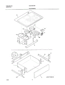 07 - Top / Drawer parts for Frigidaire Range GLES388CSB from AppliancePartsPros.com