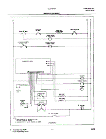 11 - Wiring Schematic parts for Frigidaire Range GLEFS76ABH from AppliancePartsPros.com