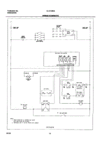 12 - Wiring Schematic parts for Frigidaire Range GLGF366ASD from AppliancePartsPros.com