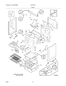 07 - Body parts for Frigidaire Range GLGF376DQH from AppliancePartsPros.com