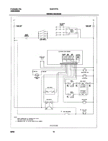 12 - Wiring Diagram parts for Frigidaire Range GLGF377AQE from AppliancePartsPros.com