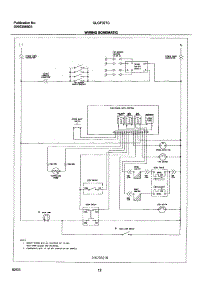 12 - Wiring Schematic parts for Frigidaire Range GLGF377CQA from AppliancePartsPros.com