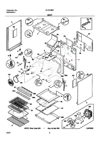 07 - Body parts for Frigidaire Range GLGF388CQA from AppliancePartsPros.com