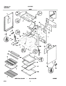07 - Body parts for Frigidaire Range GLGFS66CSA from AppliancePartsPros.com
