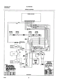 12 - Wiring Diagram parts for Frigidaire Range GLGF388ABE from AppliancePartsPros.com