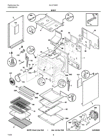 07 - Body parts for Frigidaire Range GLGF388CQB from AppliancePartsPros.com