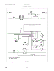 12 - Wiring Schematic parts for Frigidaire Range GLGFS75DCH from AppliancePartsPros.com