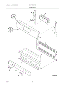 03 - Backguard parts for Frigidaire Range GLGFZ376FCE from AppliancePartsPros.com