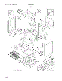 07 - Body parts for Frigidaire Range GLGFZ386FCD from AppliancePartsPros.com