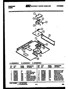 03 - Burner Box Parts parts for Frigidaire Range GPG38BEW1 from AppliancePartsPros.com
