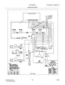 15 - Wiring Diagram parts for Frigidaire Range GLGFZ386FCC from AppliancePartsPros.com